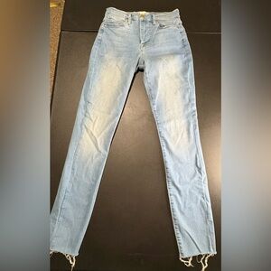 Frame Le High Skinny  Light Blue Jeans Size 27